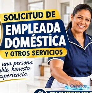 AGENCIA SOLICITA DOMÉSTICAS COMPLETAS CON EXPERIEN
