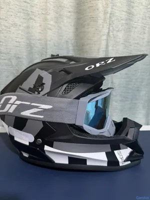 accesorios para vehiculos - 🔥 Casco ORZ de Motocross + Visor Nuevo | Excelente Estado 4