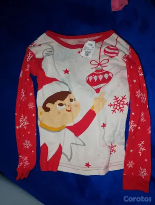 ropa y zapatos - pijama navideña para niño de 11a12 meses  2
