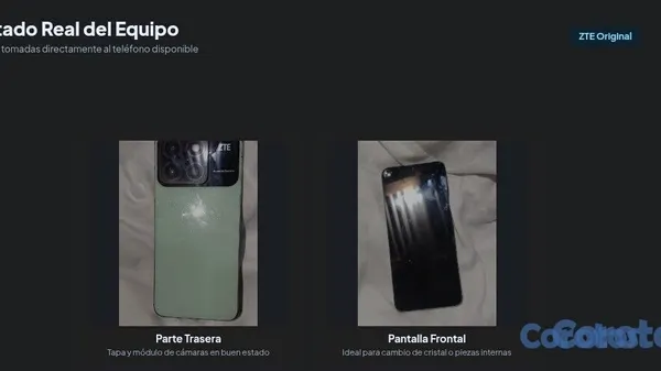 otros electronicos - 📱 Se vende celular ZTE – Por piezas o para reparar pantalla
​Marca/ Modelo: ZTE 2