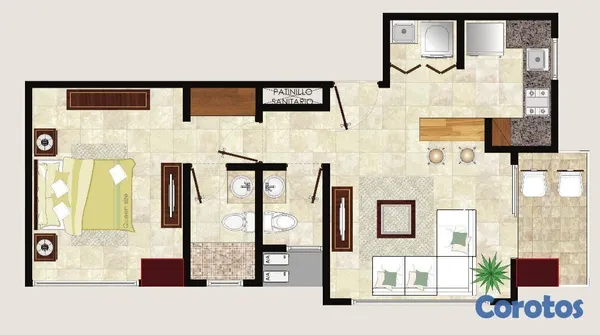 apartamentos - apartamentos en construcción de 1 habitación desde US$ 99,000 en Naco ID1557 6