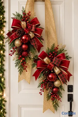 decoración y accesorios - Escapularios navideños para tu puerta 3