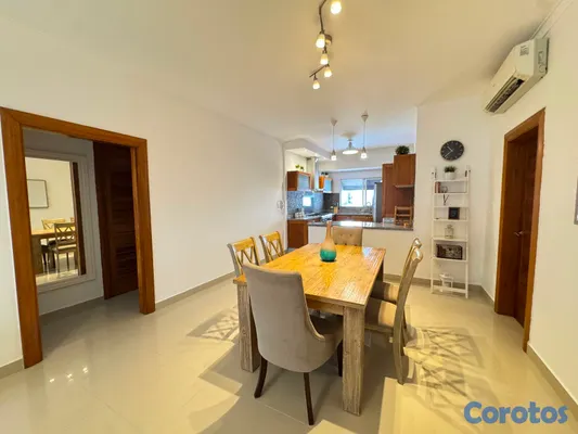 apartamentos - Alquiler de Apartamento Amoblado en Ensanche Paraiso  4