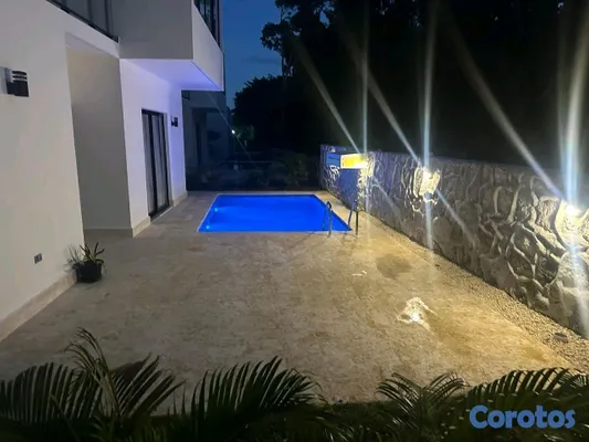 casas vacacionales y villas - En Punta Cana Villa totalmente amueblada, el estilo de vida que mereces.  10