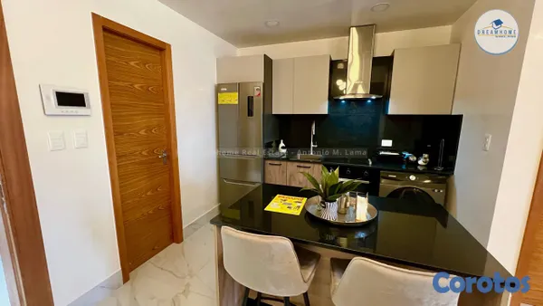 apartamentos - Piantini- Icónica torre de lujo Airbnb friendly coqueto apartamento venta 1 Hab. 5