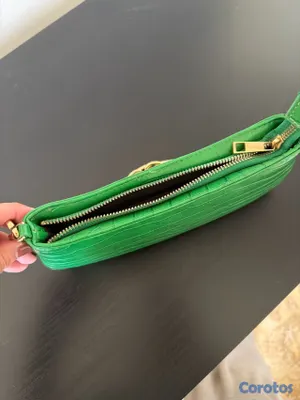 carteras y maletas - zara cartera verde 2