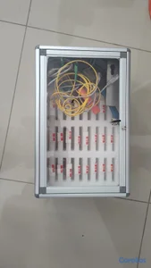 Portable 32 Slot Locking Cell Phone Storage Cabine