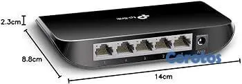 computadoras y laptops - Switch TP-LINK para sobremesa con 5 puertos Gigabit 10/100/1000 3