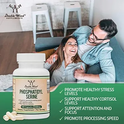 Salud y Equipamiento Médico - Fosfatidilserina 300 Mg Por Porcion, Fabricado En Los Ee. Uu 2