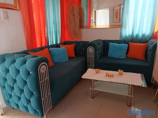 muebles y colchones - se vende este juego de muebles en excelente condiciones  4
