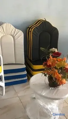 muebles y colchones - se vende cojines para tu mesedora en fibra de vidrio nuevo 6