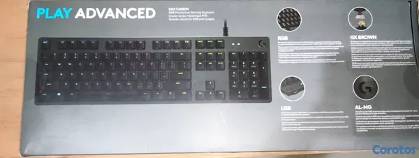 computadoras y laptops - Teclado gaming ORIGINAL Logitech G512 Carbon Rgb  computadoras 2