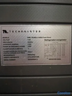 electrodomesticos - Tecnomaster 11 pies 8