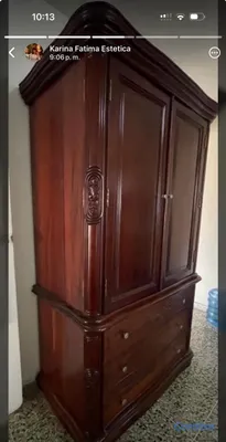 decoración y accesorios - ropero en caoba 3
