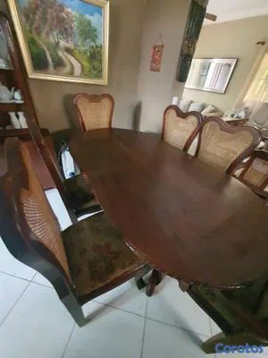 muebles y colchones - COMEDOR DE CAOBA 35000
Set entero  6