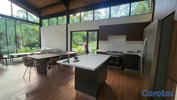casas vacacionales y villas - Villa amueblada en  Jarabacoa  mata de platano  5