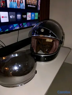 hobby y coleccion - casco Retro motores  6