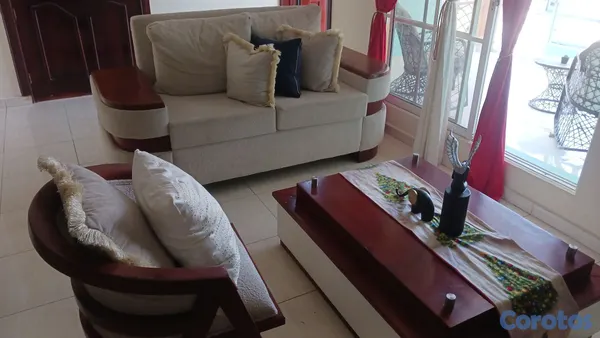 muebles y colchones - juego de sala y comedor combo 7