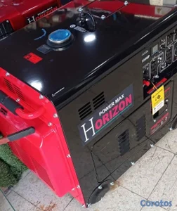Planta eléctrica 7.5KVa semi silenciosa diésel 110 220V cerrada 