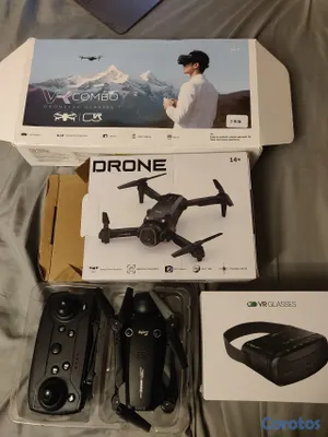 consolas y videojuegos - Disponible combo drone + VR GLASSES original en su caja precio 5,000 peso 6