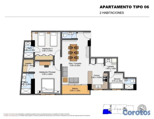 apartamentos -  Apartamentos de 2 habitaciones en Bella Vista 17