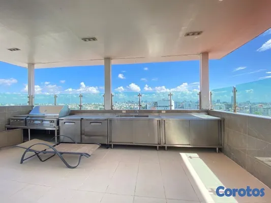 apartamentos - Penhouse en venta en renta amueblado de tres niveles en renacimiento  7