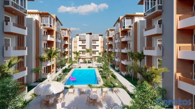 Boca Chica, 1 y 2 habitaciones apartamentos