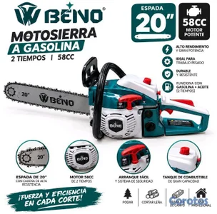 motosierra a gasolina 20 pulgadas 