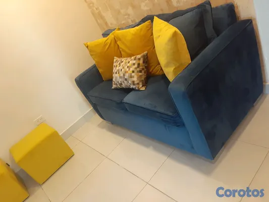 muebles y colchones - butacá ,, octoman mueble de dos persona y ay uno  5