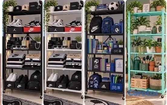 decoración y accesorios - Organizador Multifuncional *plegable* de 5 niveles 

Material: Metal

 3