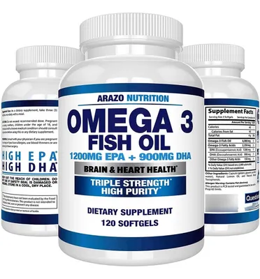 Salud y Equipamiento Médico - Omega 3 Aceite De Pescado 1200mg Epa+900mg Dha 120 Capsulas 2