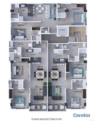 apartamentos - Vistas Panorama DN detrás de Unicaribe prox al mal 9