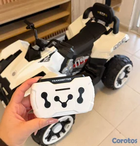 Carro eléctrico para niño a control remoto y manua