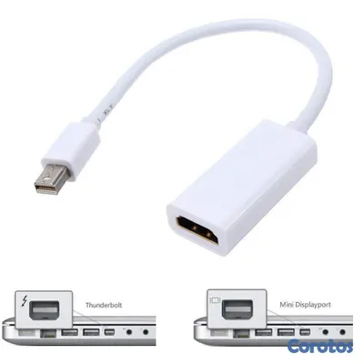 accesorios para electronica - Convertidor Mini DP a HDMI Audio y Video HD 2