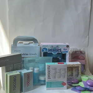 combo emprendedor de skincare  cuidado de la cara.
