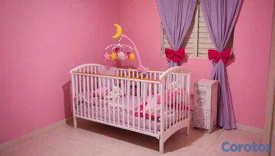  Vendo Hermosa Cuna de Madera Blanca  ¡Como Nueva!