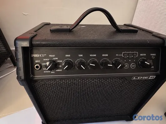 otros electronicos - Amplificador de guitarra eléctrica Line 6 Spider V 20 MKII, 4
