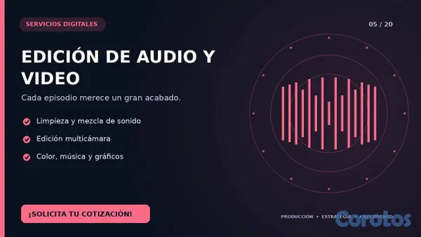 servicios profesionales - PRODUCCIÓN Y GESTION DE PODCAST  17