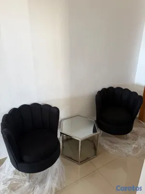 muebles y colchones - Butacas de flor (con mesita gratis) 2