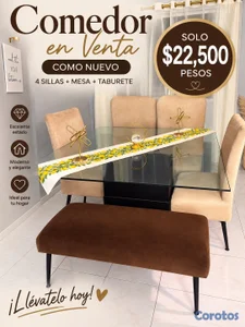 VENDO COMEDOR MODERNO 