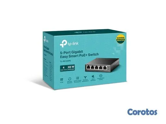 accesorios para electronica - SWITCH 5 PUERTOS TP-LINK TL-SG105PE, NO ADMINISTRABLE/DESKTOP, 5 PUERTOS GIGABIT 2