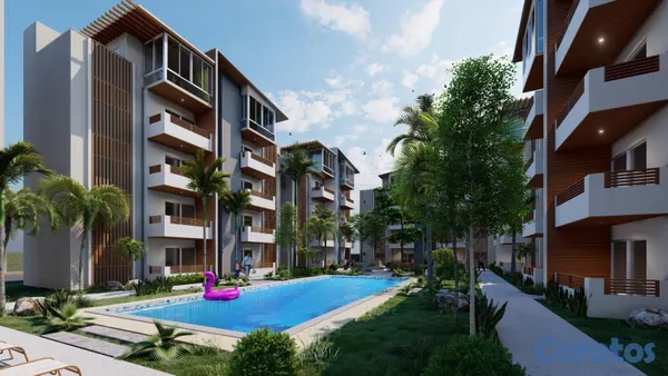 apartamentos - Boca Chica, 1 y 2 habitaciones apartamentos 3
