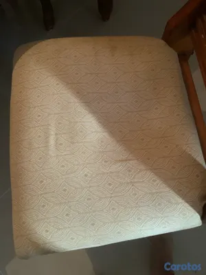 muebles y colchones - Juego de comedor clásico de 6 sillas 7
