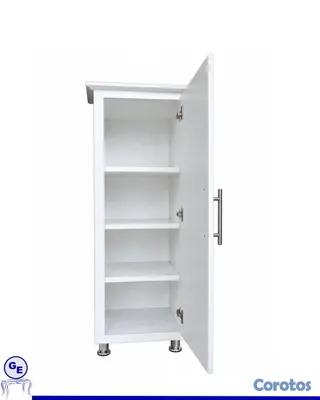 muebles y colchones - Estante de baño blanco para organizar  4