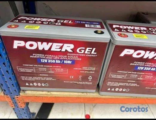 plantas e inversores - Baterías de Gelatina Power Gel 350 amp 4