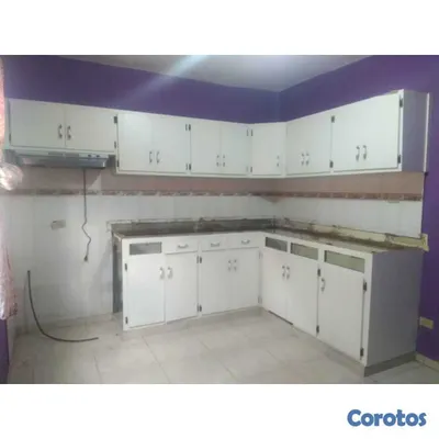cocina - Gabinete en madera hidrofuga blanco  2
