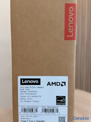 computadoras y laptops - LENOVO YOGA 7 2IN 1 16AHP9 16'0 TOUCH R7-8840HS 16GB RAM 512GB 2