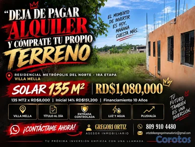 🏡🔥 ¡CONSTRUYE TU IMPERIO! SOLAR DE 135 M² EN VILLA
