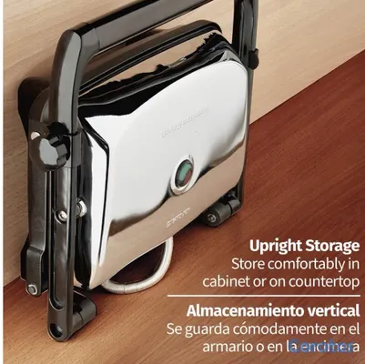 electrodomesticos - Hamilton Beach Sanduchera Gourmet con Rejilla Antiadherente 25.4 cm x 20.32 cm  3