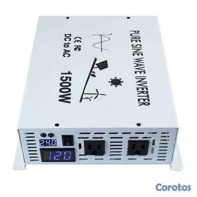 plantas e inversores - Inversor 24v 1500w onda Pura  2